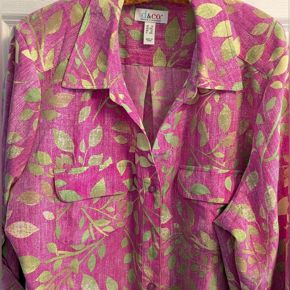 Long Sleeve Button-Up Top
